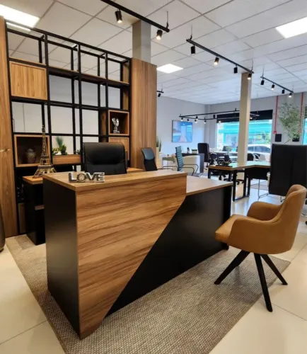 BALCAO PARA RECEPÇÃO ATENDIMENTO LOJA IKONOFFICE 