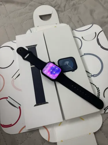 Apple Watch série 9 gps meia noite