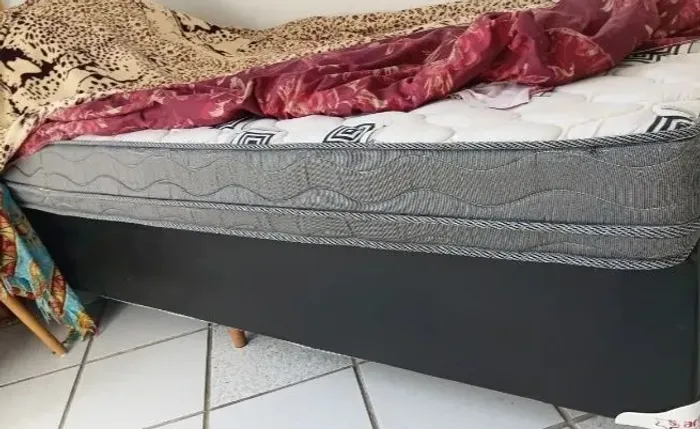 Cama box solteiro + colchão D33 solteiro