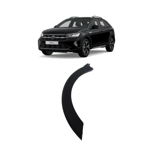 moldura paralama cdianteiro esquerdo c/detalhe Vw nivus 2024
