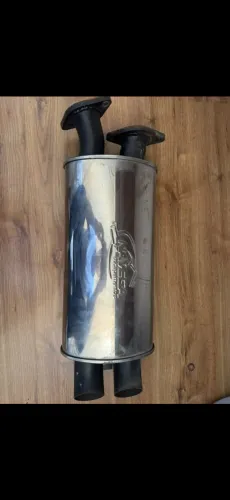 Abafador Esportivo em Inox - Dupla Entrada 2,5