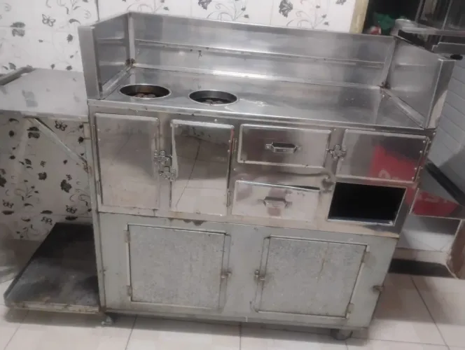 Vendo carrinho multiuso de inox