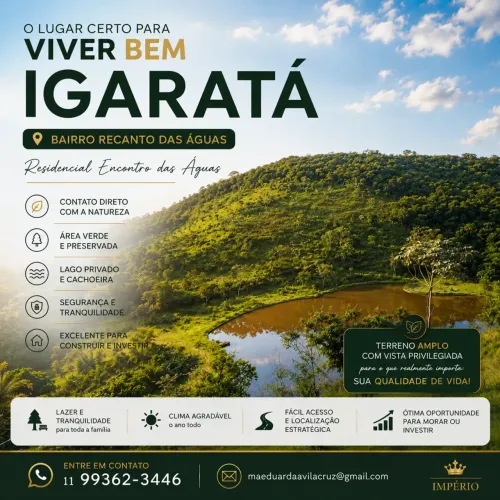 Lote de 600m² Cercado pela Natureza