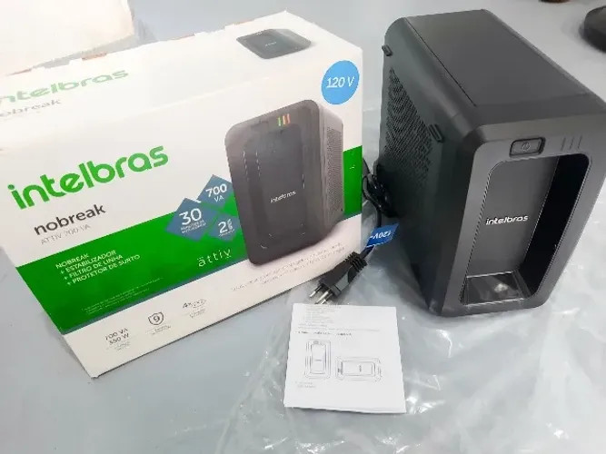 Nobreak Intelbras ATTIV 700VA 120V - NOVO, NUNCA USADO