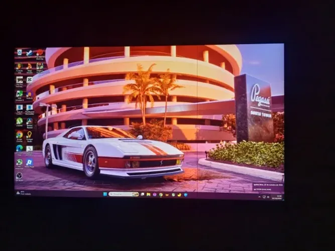 Monitor Samsung T350 FHD IPS 75hz(TEM UMA LINHA NA TELA)