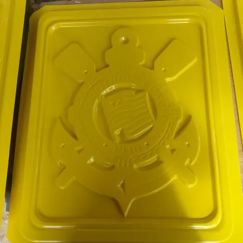 Artesanato forma de ABS para fazer quadro de gesso time