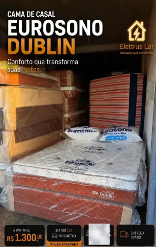 Vendo cama box casal base mas colchão 