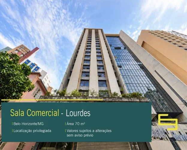 Sala Comercial à venda no bairro de Lourdes em Belo Horizonte/MG