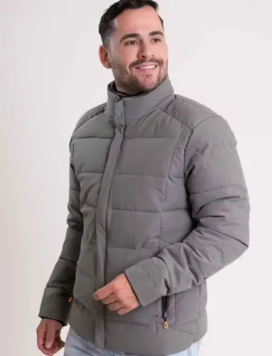 Jaqueta Bobojaco Puffer De Nylon Resistente A Água