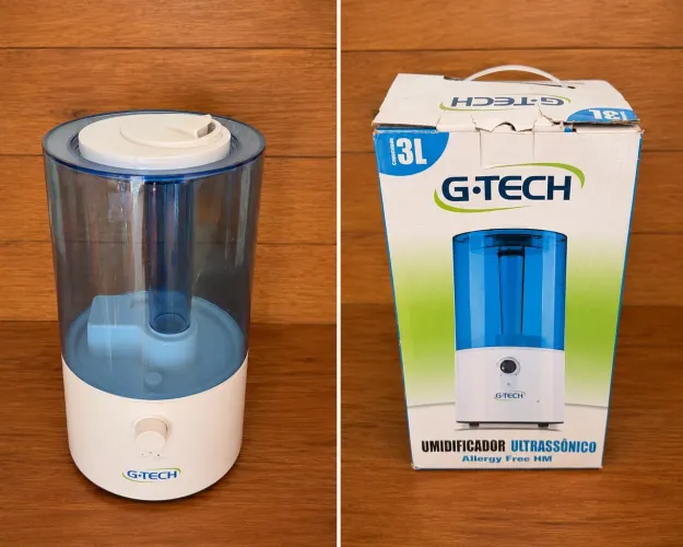 Umidificador G-Tech 3L nunca usado com caixa