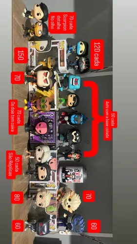 Funkos variados PREÇOS NA IMAGEM