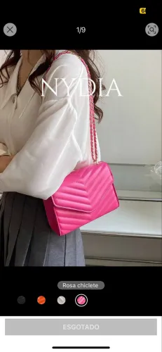 bolsa rosa