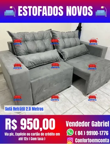 Sofá Retrátil 2.0 Metros : * 