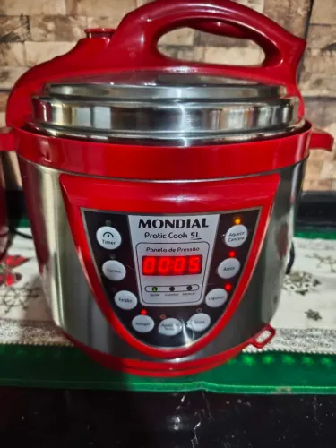 PANELA DE PRESSÃO ELÉTRICA 5 LITROS