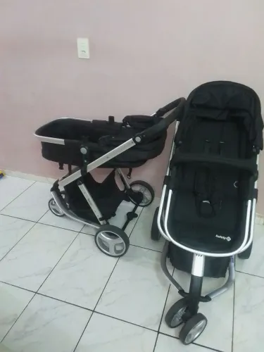 Carrinho de bebe modelo Safety 1ft para gêmeos