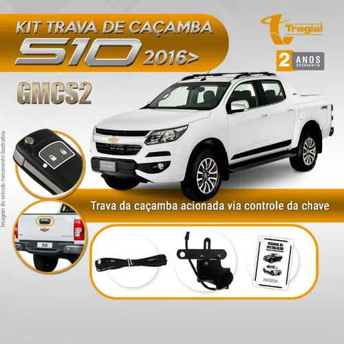 Kit Trava de Caçamba Chevrolet Chevrolet Nova S10 2016 à 2020 - Tragial