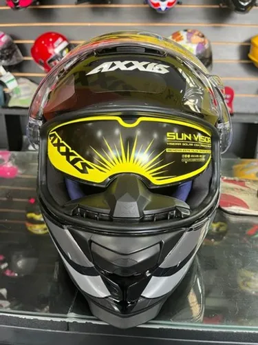 Capacete Axxis Eagle SV Smart Gloss Black/Grey/Grey (Entrega Grátis)