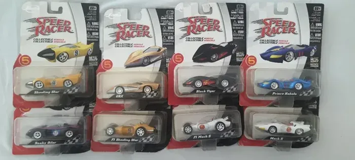 Coleção Speed Racer 8 Minis Jada Toys Escala 1:55 (8,5cm) - Venda por unidade