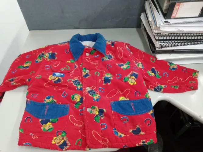 Blusa Casaco argentina Oshkosh Super grossa Inverno rigoroso Infantil N.4 Lindíssima