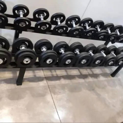 Promoção Black Friday Kit Dumbell Montado Injetado 12 A 30kg + Suporte