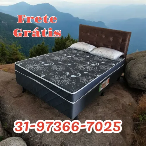 CAMA BOX CASAL NOVAS EM PROMOÇÃO