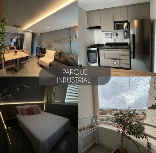 $ 345mil Apartamento à venda com 2 Quartos, 1 suite, andar alto, 66m2, Parque Industrial