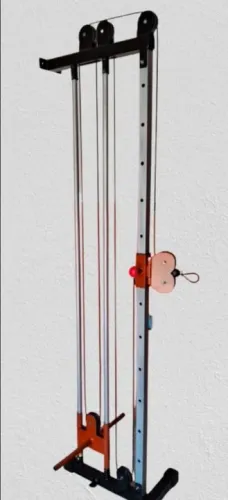 Aparelho musculação mono cross over para anilhas 