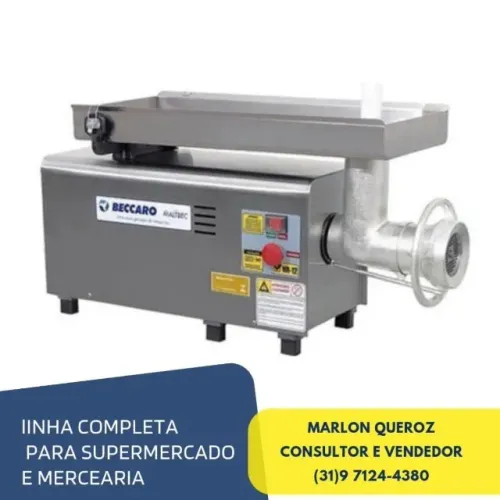 Moedor de Carne Beccaro Boca 22 Novo