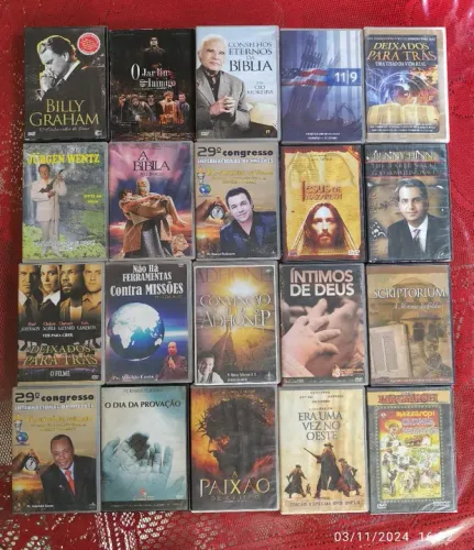 DVDs ORIGINAIS Filmes Pregações dvd CDs musicais