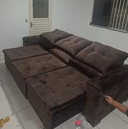 Sofá 2.90 retratei reclinável novo pronto entrega  