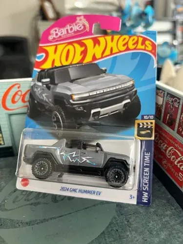 Miniatura Carrinho Hot Wheels Ken 2024 GMC Hummer EV Barbie The Movie Mattel