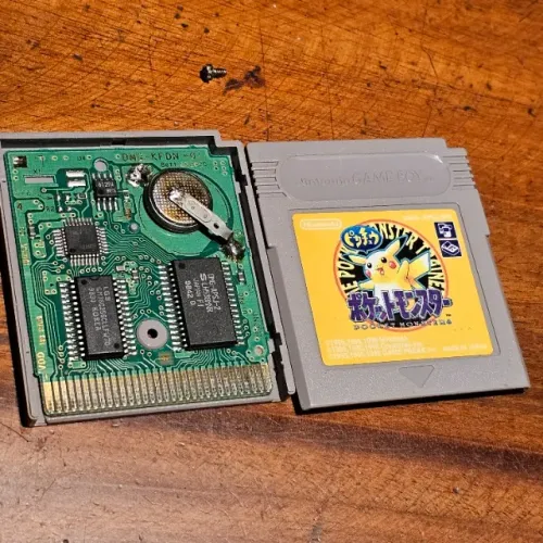 Cartucho Game Boy DMG pokemon yellow japonês original