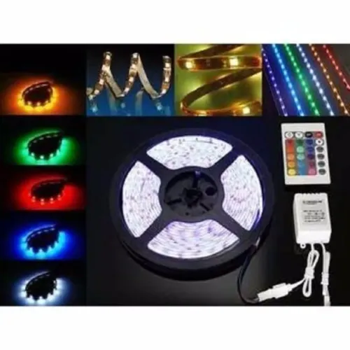 Fita Led Rgb 5m 16 Cores Pro Dagua + Controle