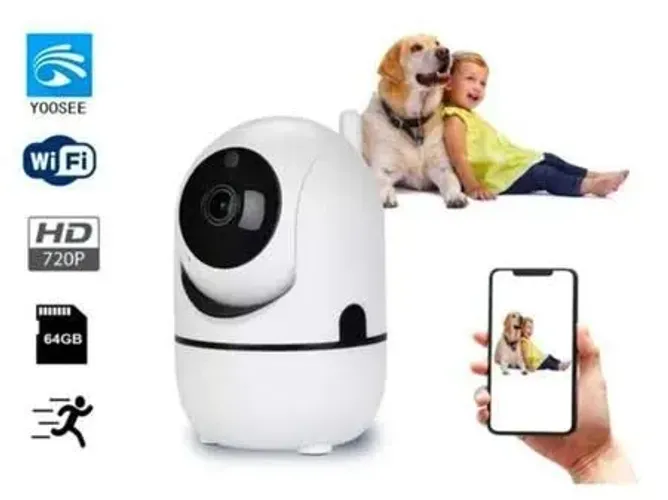 câmera bebê, câmera de segurança wi-fi tipo babá eletrônica