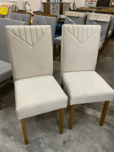 Marque sua entrega e receba em até 48h!!  Kit 2 Cadeiras Siena  