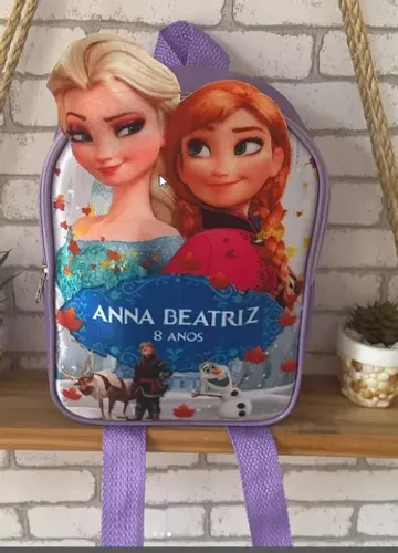 Lembrancinha de festa mochilinha personalizada 3D