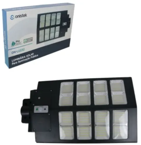 Luminária Solar de Led Onistek ON-LU232 800W Ip66 (Refletor Inteligente)
