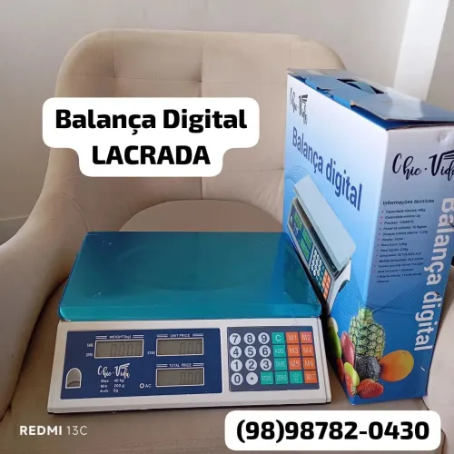 Balança Digital 40 KG| Açougue Padaria Sorveteria