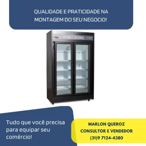 Refrigerador Expositor 2 Portas Polar Novo