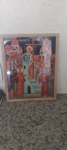 Quadro Grego-Americano raro dos anos 70