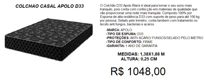 Colchão de casal - parcelamos sem juros