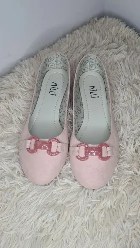 PROMOÇÃO Sapatilha feminina rosa Milli - Tamanho 40
