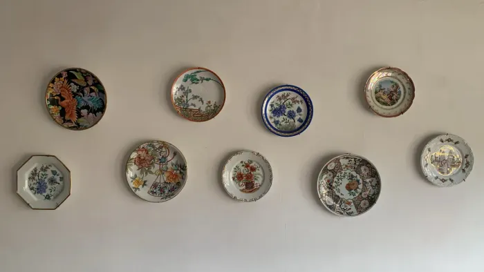 Conjunto de Pratos Decorativos Estilo Vintage