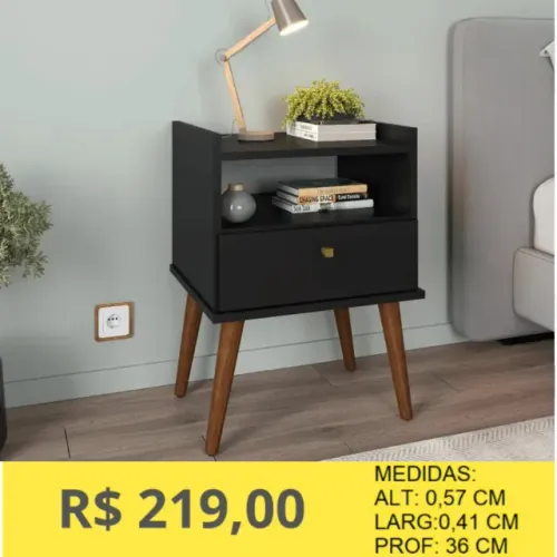 MESA DE CABECEIRA A PRONTA-ENTREGA