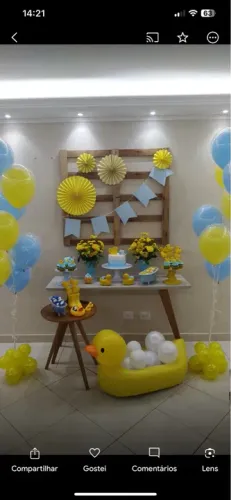 Decoração Festa- Patinho banho c/ brinde!