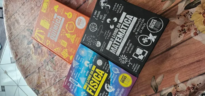 Livros: Química, Física e Matemática(Aceito cartão)
