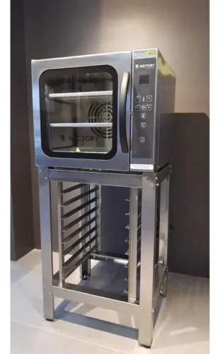 Forno Elétrico Mini Sem Vapor 3 Esteiras Convector Wictory