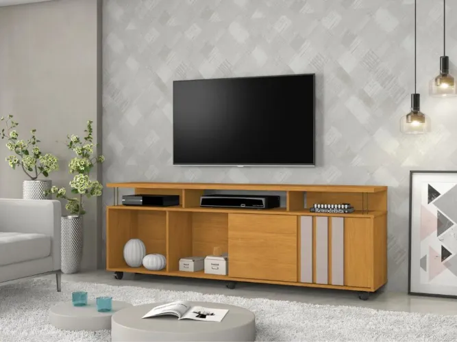 Rack para TV com design moderno e funcional l75