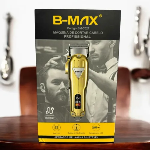 Máquina de Cortar Cabelo Profissional B-Max BM-C027