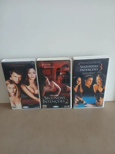Trilogia em VHS Segundas Intenções  - Raridade
